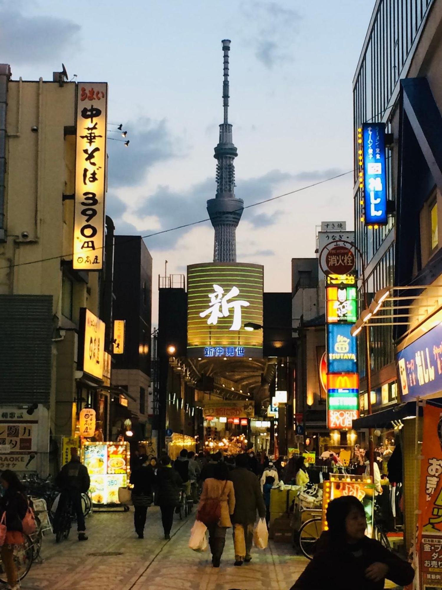 Apartmán 浅草スカイツリービューテラス 浅草寺3分 浅草駅6分 2-10人 成田&羽田空港直通 Prefektura Tokio Exteriér fotografie